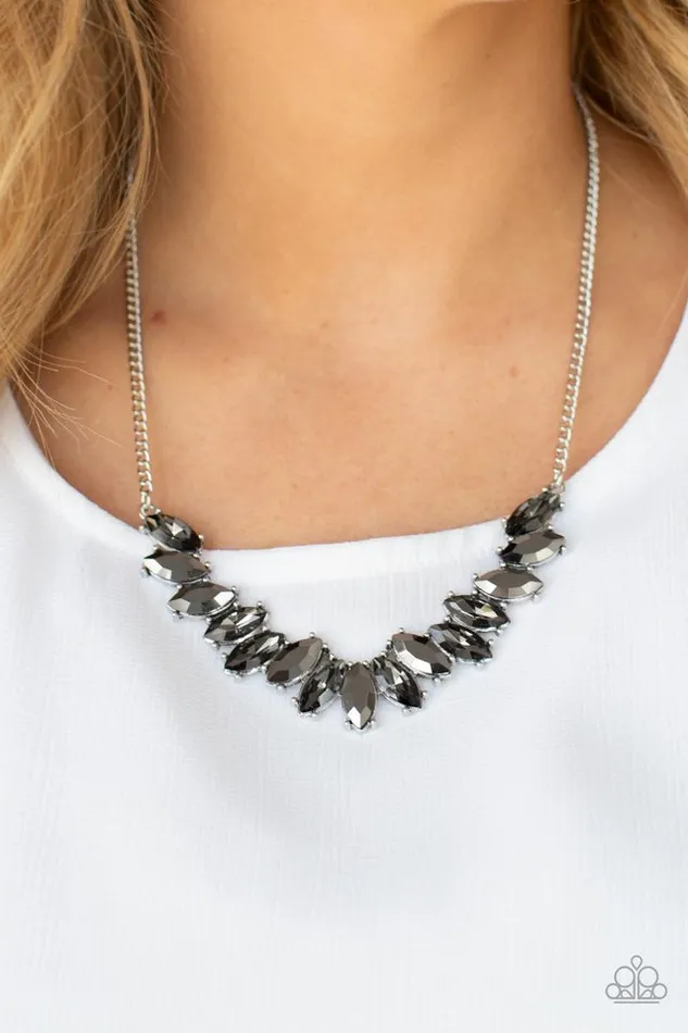 Paparazzi Jewelry Necklaces Paparazzi Necklace Galaxy GameChanger Silver