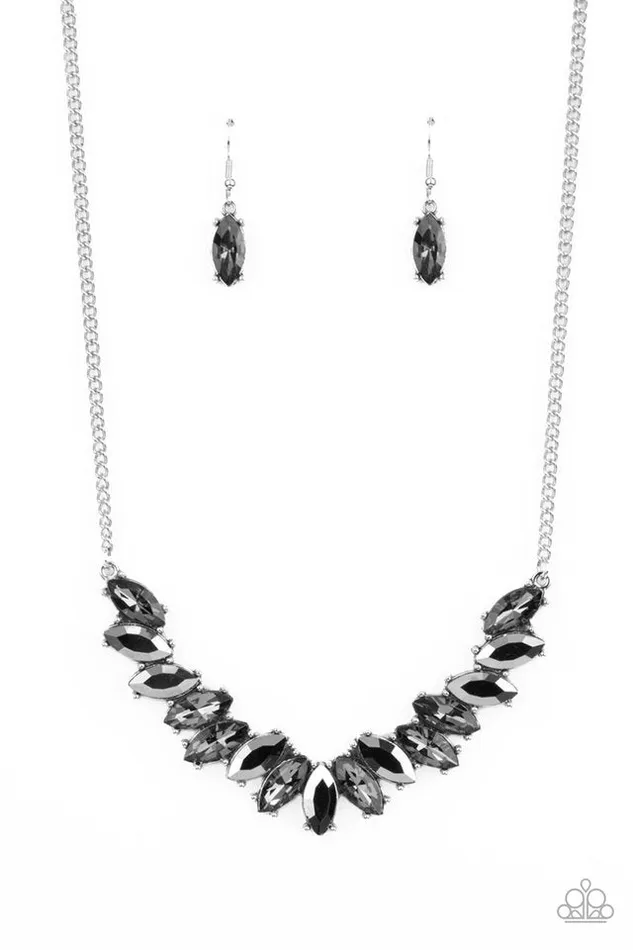 Paparazzi Jewelry Necklaces Paparazzi Necklace Galaxy GameChanger Silver Paparazzi Jewelry Necklaces Paparazzi Necklace Galaxy GameChanger Silver