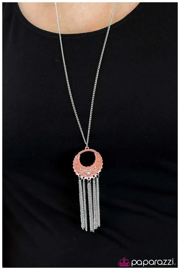 Paparazzi Jewelry Necklaces Paparazzi Necklace Hanging On Every Word Orange