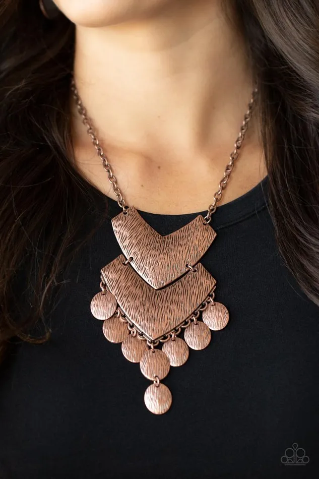 Paparazzi Jewelry Necklaces Paparazzi Necklace Keys to the ANIMAL Kingdom Copper