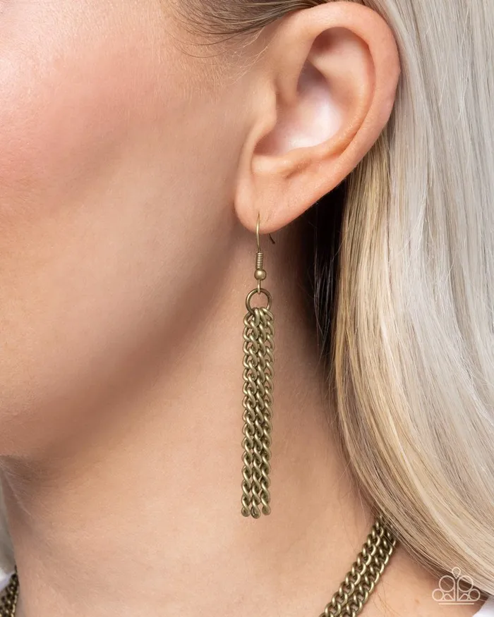 Paparazzi Jewelry Necklaces Paparazzi Necklace Layered Longhorn Brass Paparazzi Jewelry Necklaces Paparazzi Necklace Layered Longhorn Brass