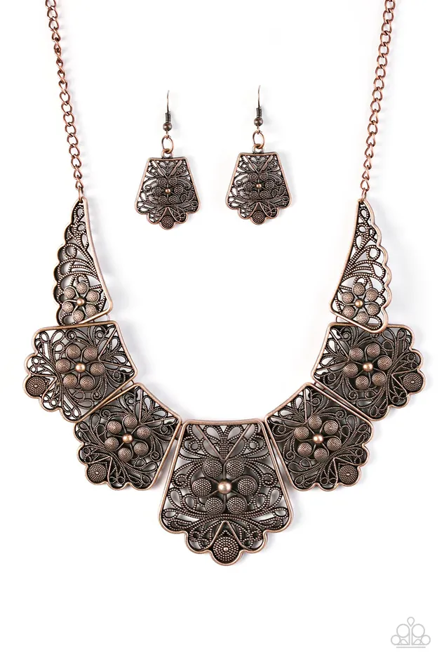 Paparazzi Jewelry Necklaces Paparazzi Necklace Native Nature Copper