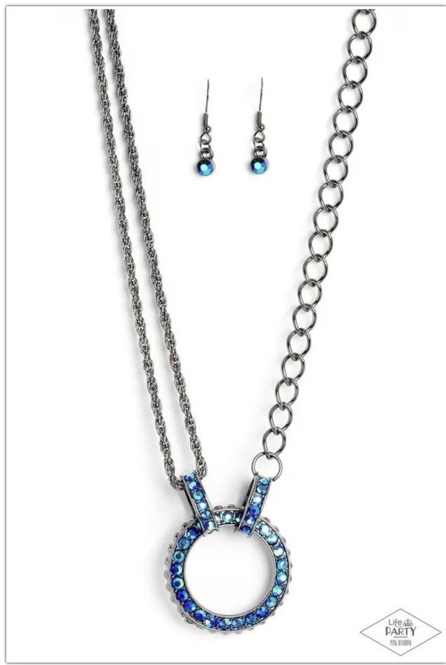 Paparazzi Jewelry Necklaces Paparazzi Necklace PINK DIAMOND Razzle Dazzle Blue Paparazzi Jewelry Necklaces Paparazzi Necklace PINK DIAMOND Razzle Dazzle Blue