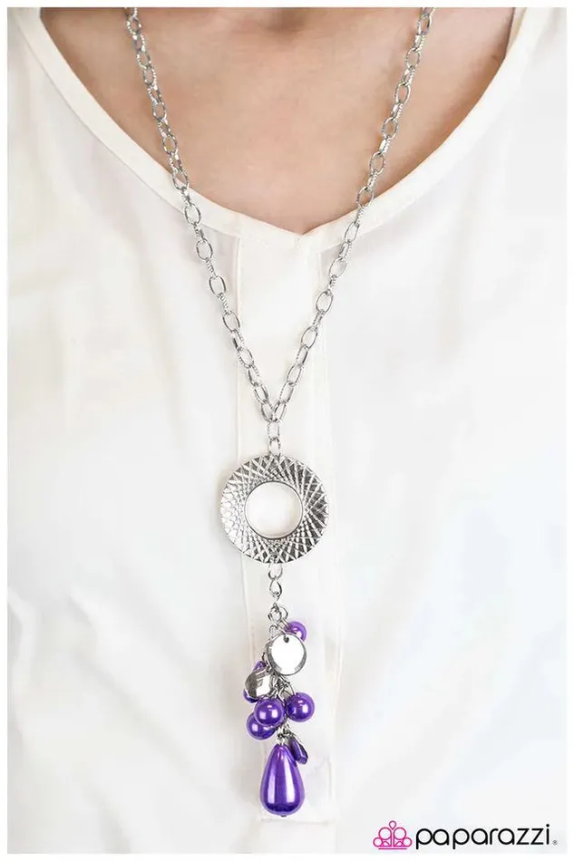 Paparazzi Jewelry Necklaces Paparazzi Necklace Pulling Out All the Stops Purple