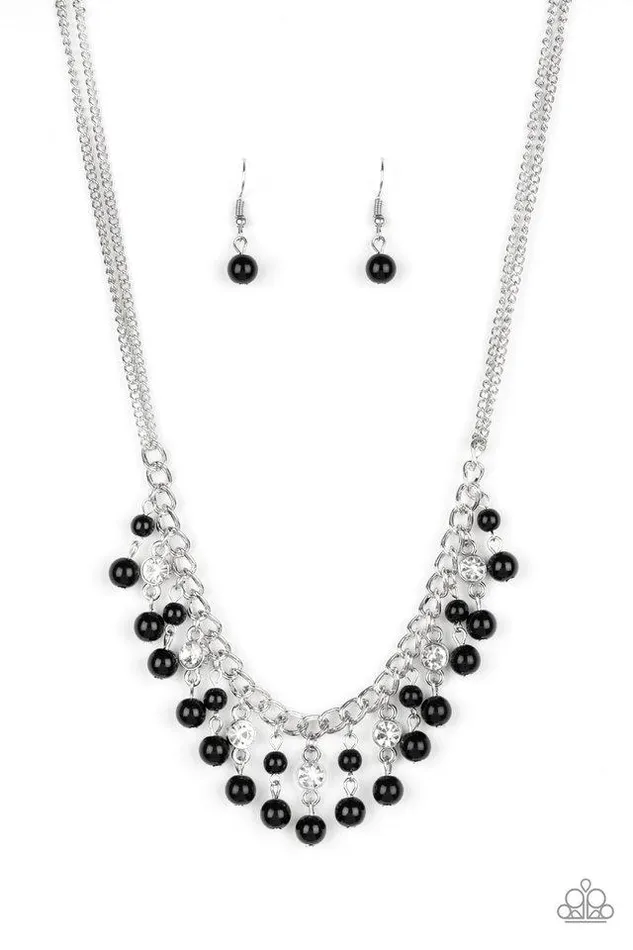 Paparazzi Jewelry Necklaces Paparazzi Necklace Regal Refinement Black