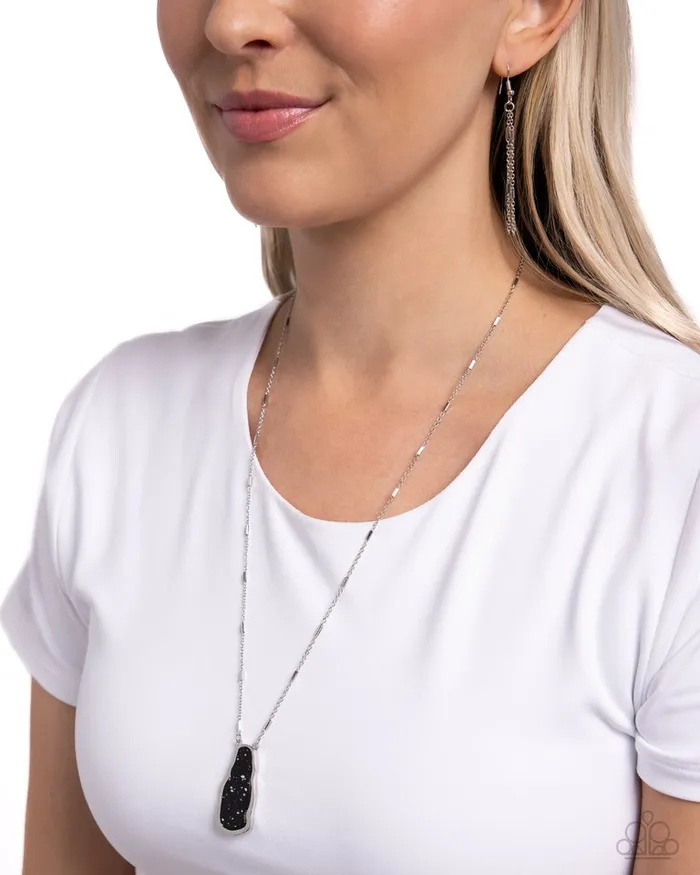 Paparazzi Jewelry Necklaces Paparazzi Necklace Set to Stun Black