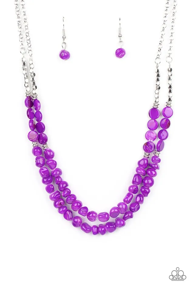 Paparazzi Jewelry Necklaces Paparazzi Necklace Staycation Status Purple Paparazzi Jewelry Necklaces Paparazzi Necklace Staycation Status Purple