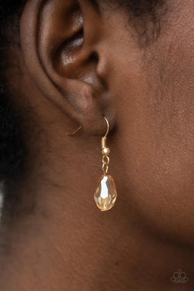 Paparazzi Jewelry Necklaces Paparazzi Necklace Teasable Teardrops Gold Paparazzi Jewelry Necklaces Paparazzi Necklace Teasable Teardrops Gold