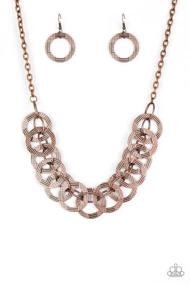 Paparazzi Jewelry Necklaces Paparazzi Necklace The Main Contender Copper