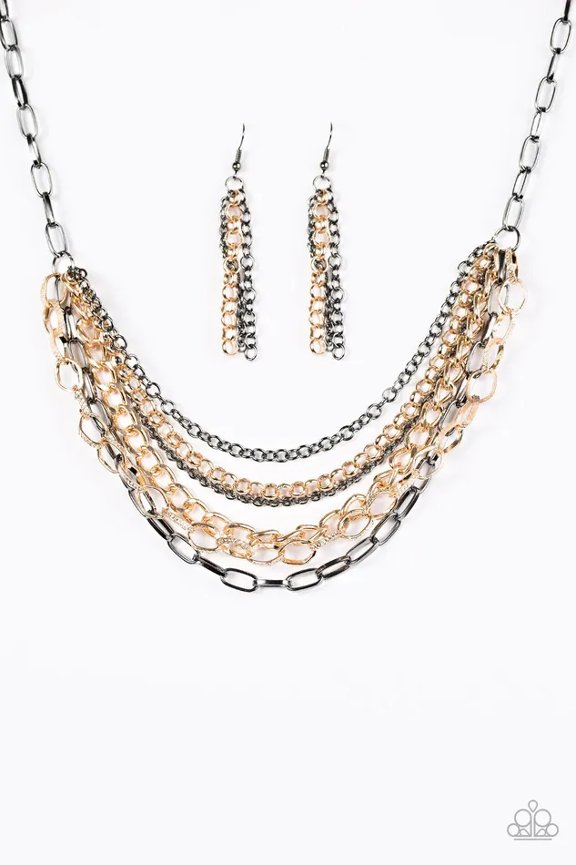 Paparazzi Jewelry Necklaces Paparazzi Necklace Word On The Street Gold