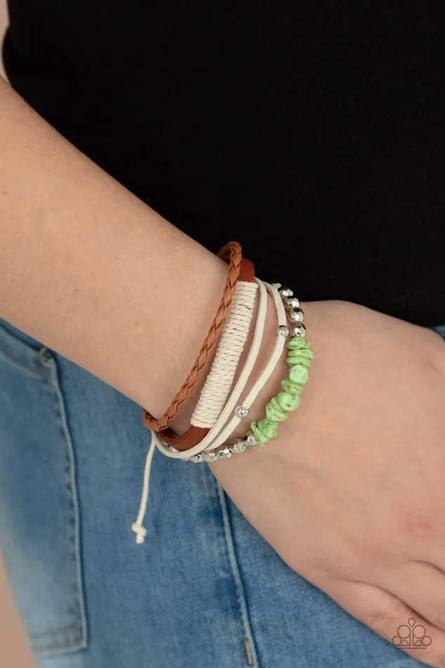 Paparazzi Jewelry Paparazzi Bracelet Keep At ROAM Temperature Green Bracelets