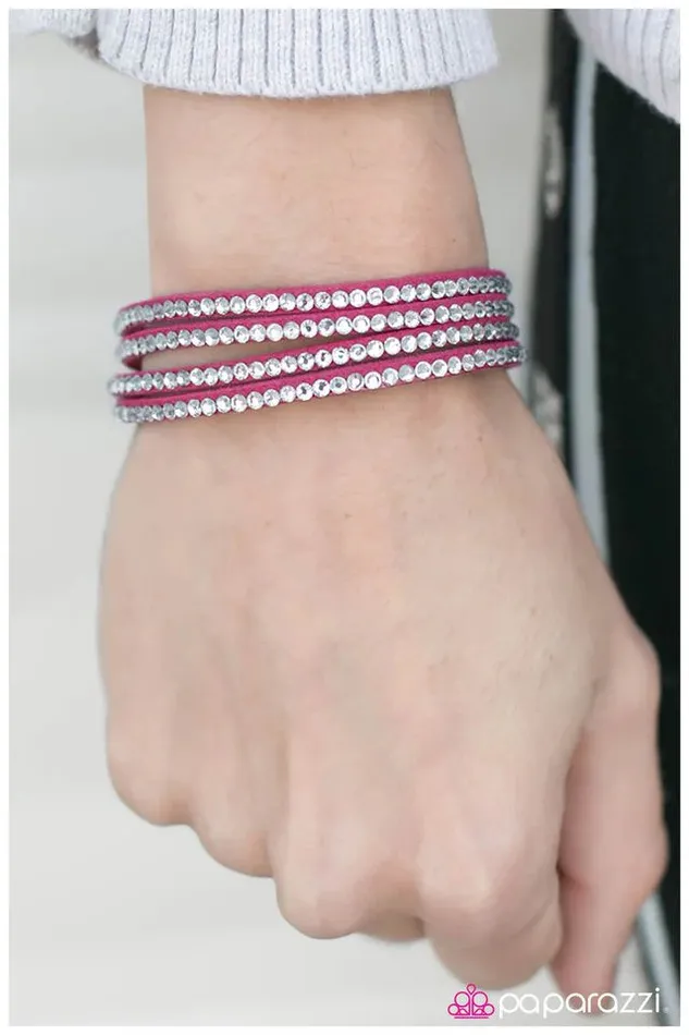 Paparazzi Jewelry Paparazzi Bracelet Killer Queen Pink Bracelets