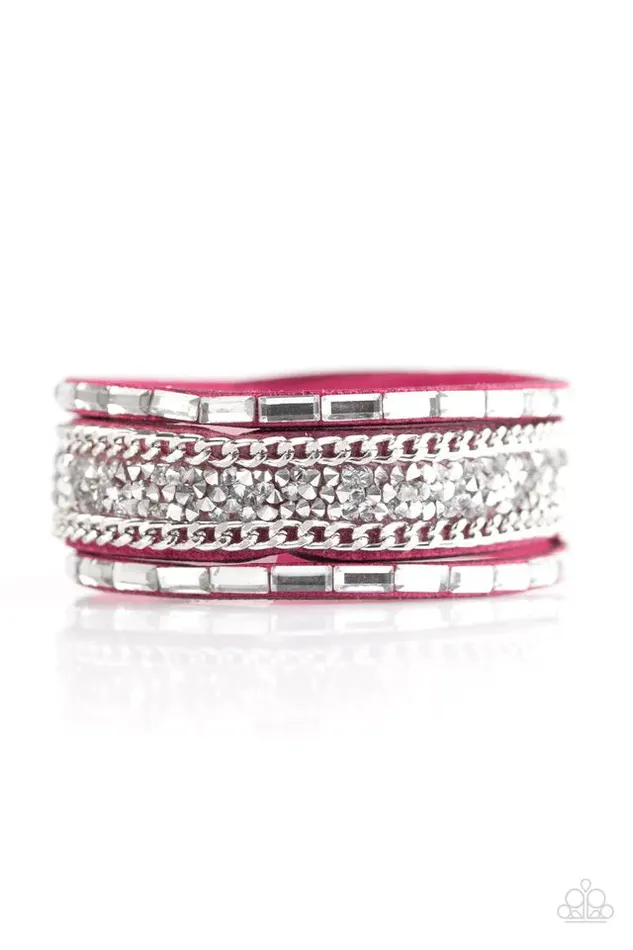 Paparazzi Jewelry Paparazzi Bracelet Punk Princess Pink Bracelets