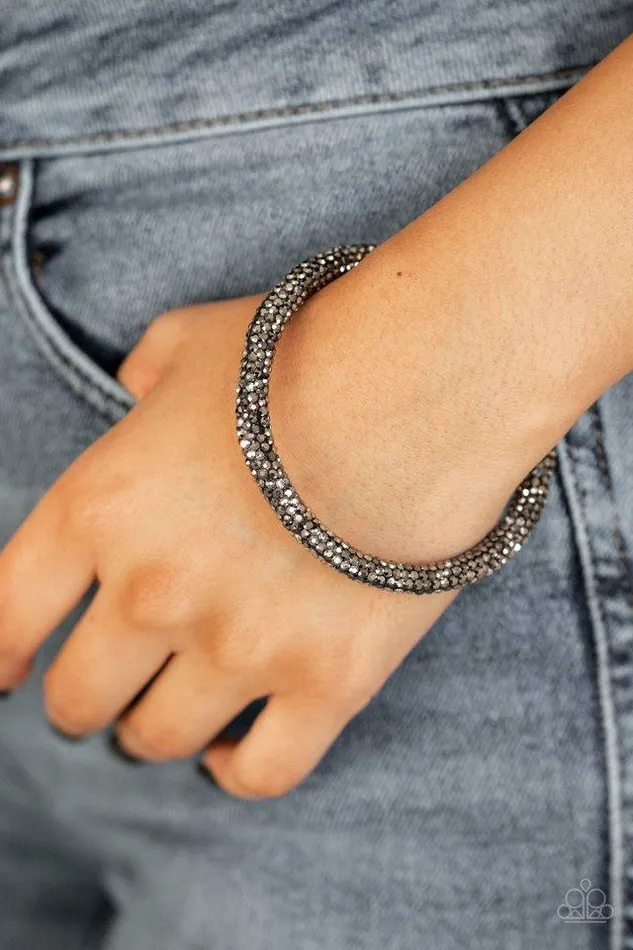 Paparazzi Jewelry Paparazzi Bracelet Stageworthy Sparkle Black Bracelets