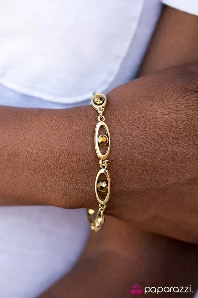 Paparazzi Jewelry Paparazzi Bracelet Starry Eyed Brass Bracelets