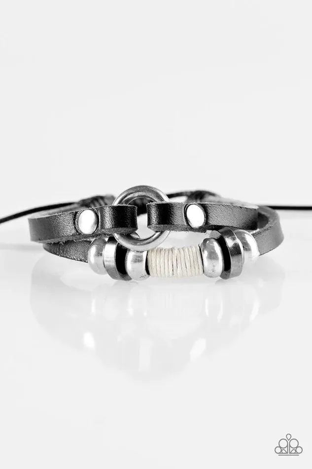 Paparazzi Jewelry Paparazzi Bracelet Step On It Black Bracelets