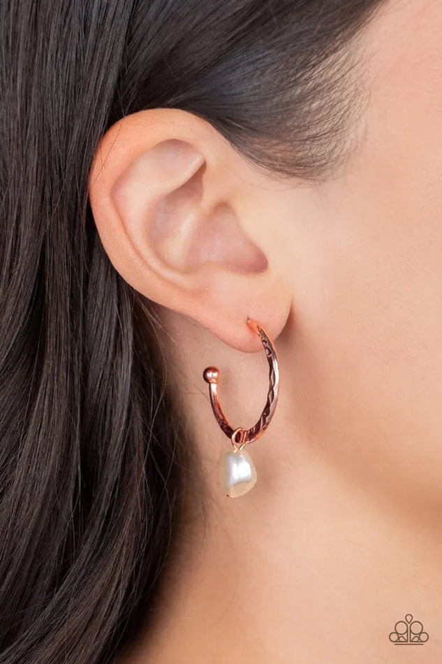 Paparazzi Jewelry Paparazzi Earring GLAM Overboard Copper Earrings