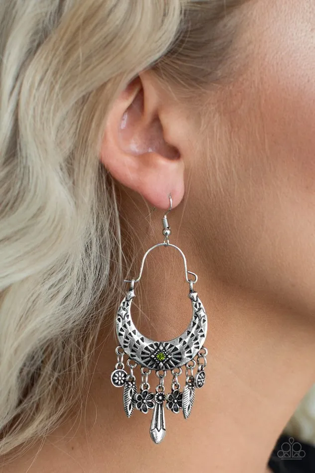 Paparazzi Jewelry Paparazzi Earring Nature Escape Green Earrings