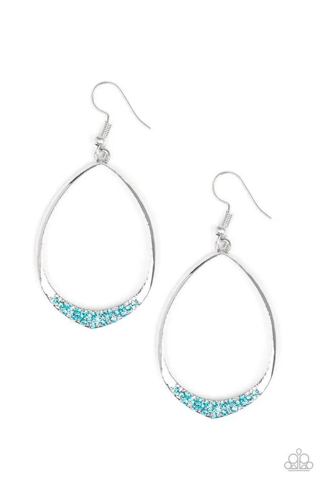 Paparazzi Jewelry Paparazzi Earring REIGN Down Blue Earrings