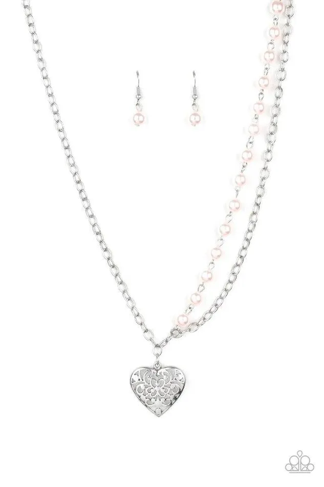 Paparazzi Jewelry Paparazzi Necklace Forever In My Heart Pink Necklaces Paparazzi Jewelry Paparazzi Necklace Forever In My Heart Pink Necklaces