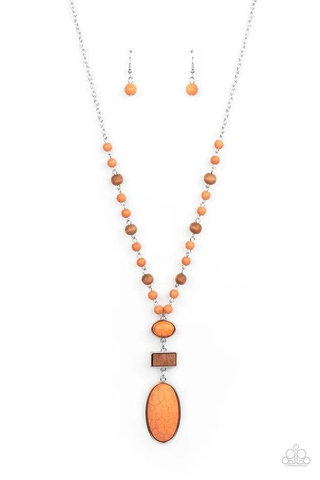 Paparazzi Jewelry Paparazzi Necklace Naturally Essential Orange Necklaces Paparazzi Jewelry Paparazzi Necklace Naturally Essential Orange Necklaces