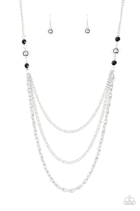 Paparazzi Jewelry Paparazzi Necklace RITZ It All Black Necklaces