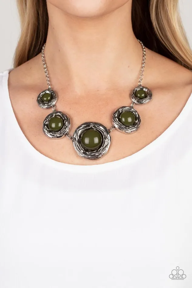 Paparazzi Jewelry Paparazzi Necklace The Next NEST Thing Green Necklaces