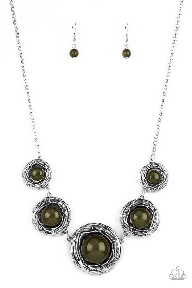 Paparazzi Jewelry Paparazzi Necklace The Next NEST Thing Green Necklaces Paparazzi Jewelry Paparazzi Necklace The Next NEST Thing Green Necklaces
