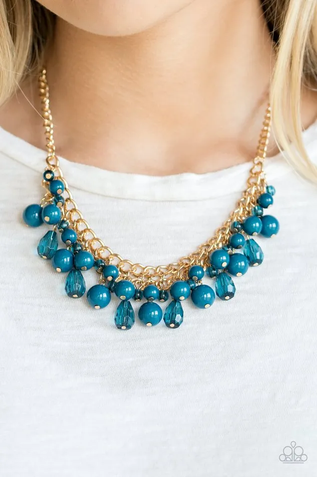 Paparazzi Jewelry Paparazzi Necklace Tour de Trendsetter Blue Necklaces