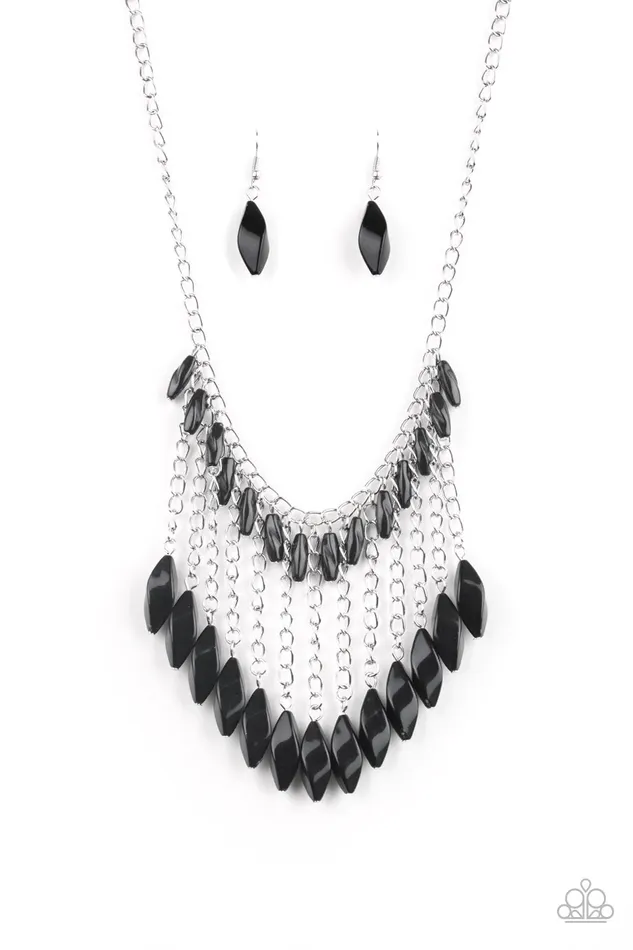 Paparazzi Jewelry Paparazzi Necklace Venturous Vibes Black Necklaces