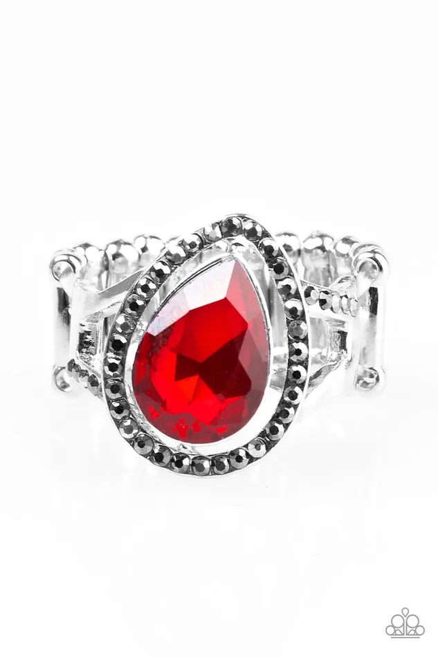 Paparazzi Jewelry Paparazzi Ring Grammy Grandeur Red Rings