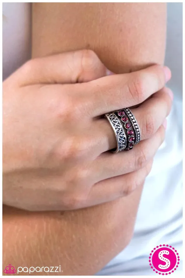 Paparazzi Jewelry Paparazzi Ring Triple Crown Purple Rings