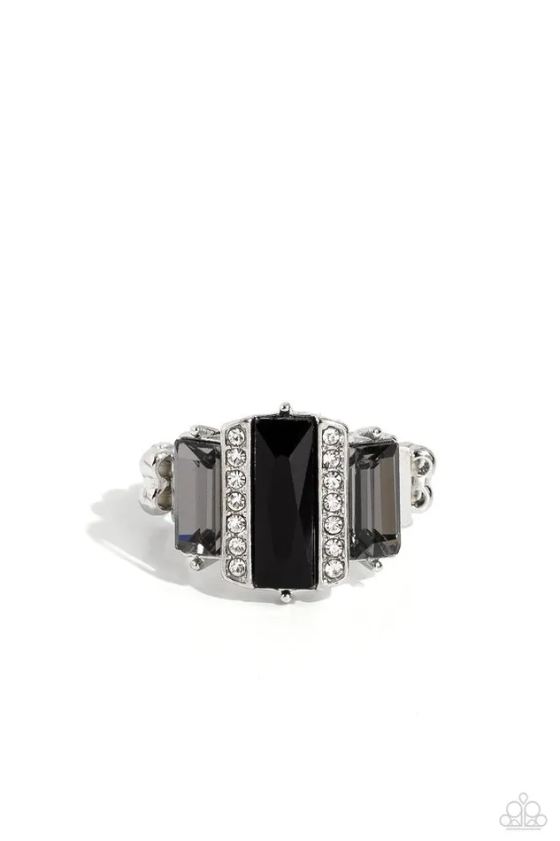 Paparazzi Jewelry Rings Paparazzi Ring A GLITZY Verdict Black Paparazzi Jewelry Rings Paparazzi Ring A GLITZY Verdict Black