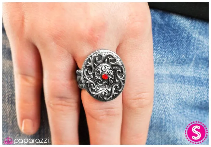 Paparazzi Jewelry Rings Paparazzi Ring Against the Current Red