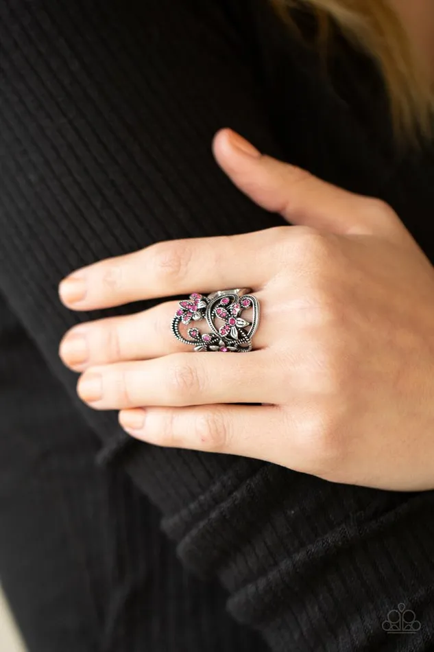 Paparazzi Jewelry Rings Paparazzi Ring Bouquet Toss Pink
