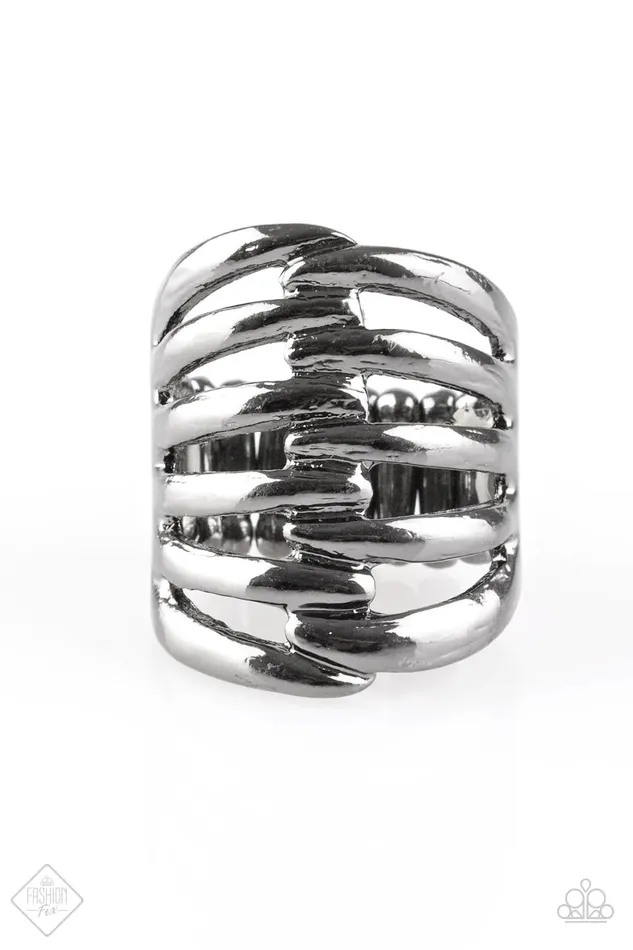 Paparazzi Jewelry Rings Paparazzi Ring Caught Off Guard Black