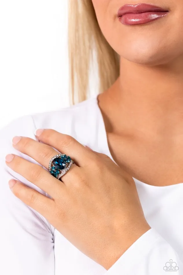 Paparazzi Jewelry Rings Paparazzi Ring Cosmic Clique Blue