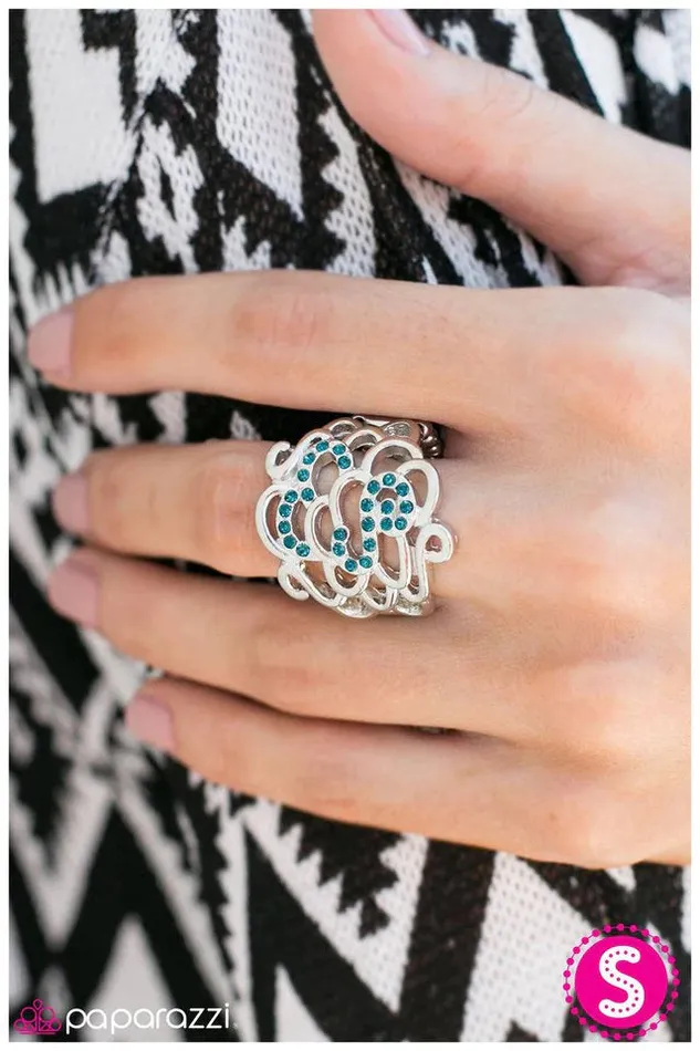 Paparazzi Jewelry Rings Paparazzi Ring Dont Hold Your Breath Blue