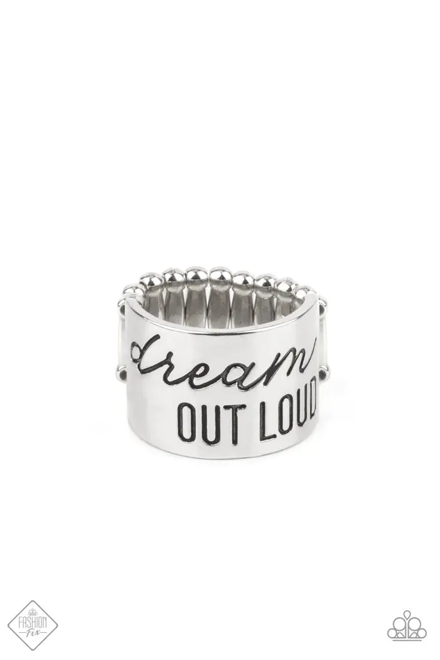 Paparazzi Jewelry Rings Paparazzi Ring Dream Louder Silver