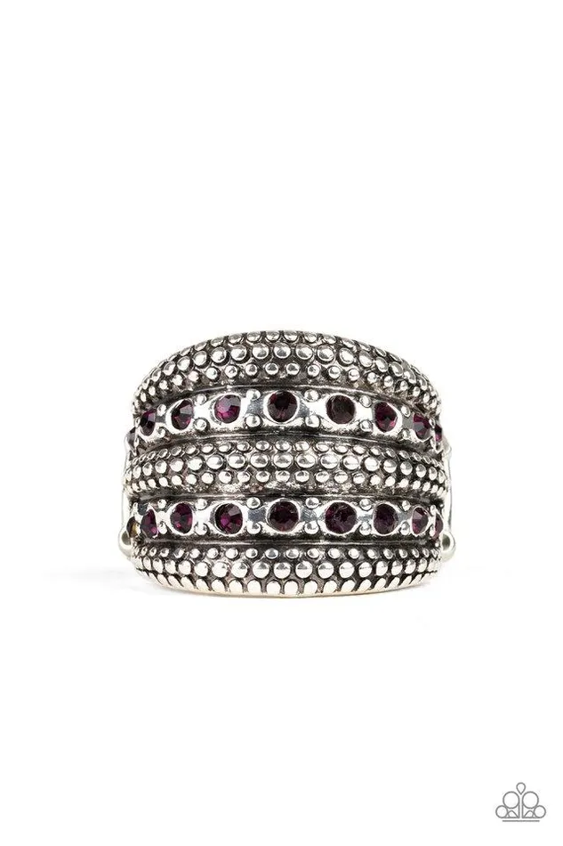 Paparazzi Jewelry Rings Paparazzi Ring Girl Fight Purple