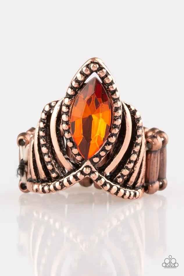 Paparazzi Jewelry Rings Paparazzi Ring Heres Your Crown Copper