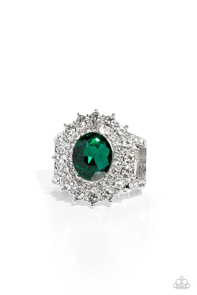 Paparazzi Jewelry Rings Paparazzi Ring Layered Luminescence Green Paparazzi Jewelry Rings Paparazzi Ring Layered Luminescence Green
