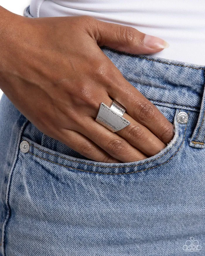 Paparazzi Jewelry Rings Paparazzi Ring Metallic Shade Silver