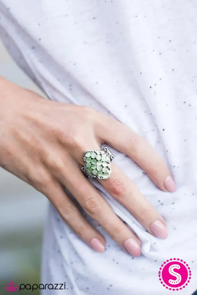 Paparazzi Jewelry Rings Paparazzi Ring Moonlit Musical Green