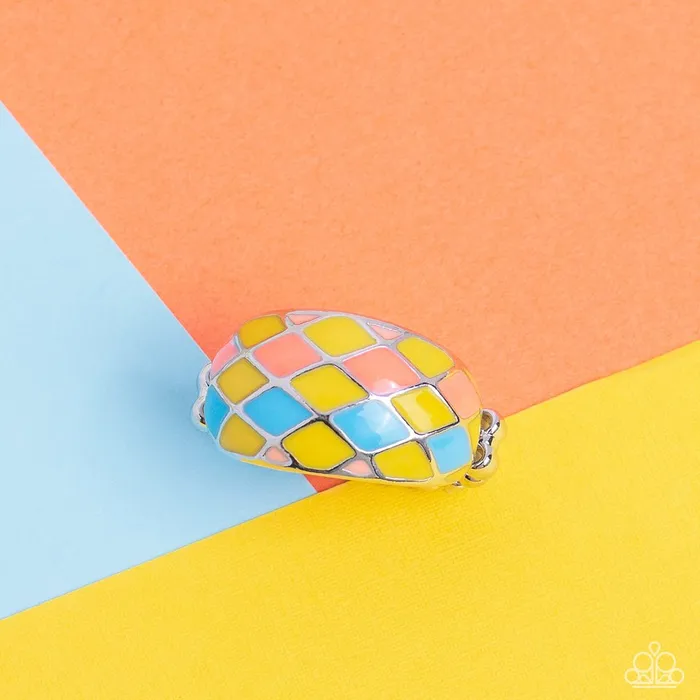 Paparazzi Jewelry Rings Paparazzi Ring Patchwork Party Yellow Paparazzi Jewelry Rings Paparazzi Ring Patchwork Party Yellow