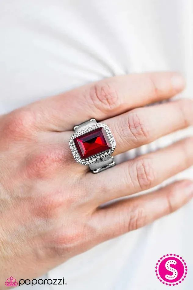 Paparazzi Jewelry Rings Paparazzi Ring Queens Court Red