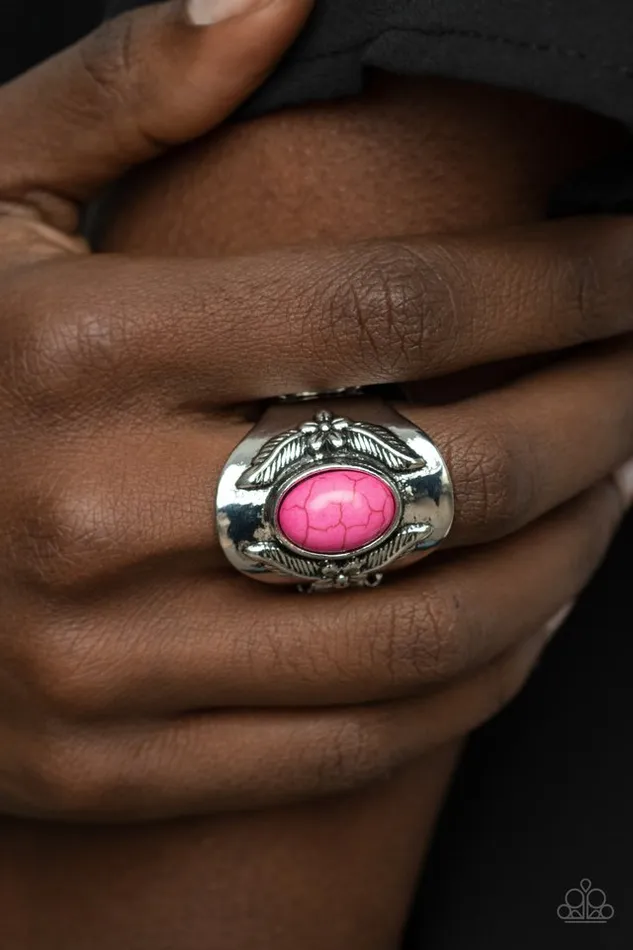 Paparazzi Jewelry Rings Paparazzi Ring Santa Fe Sanctuary Pink