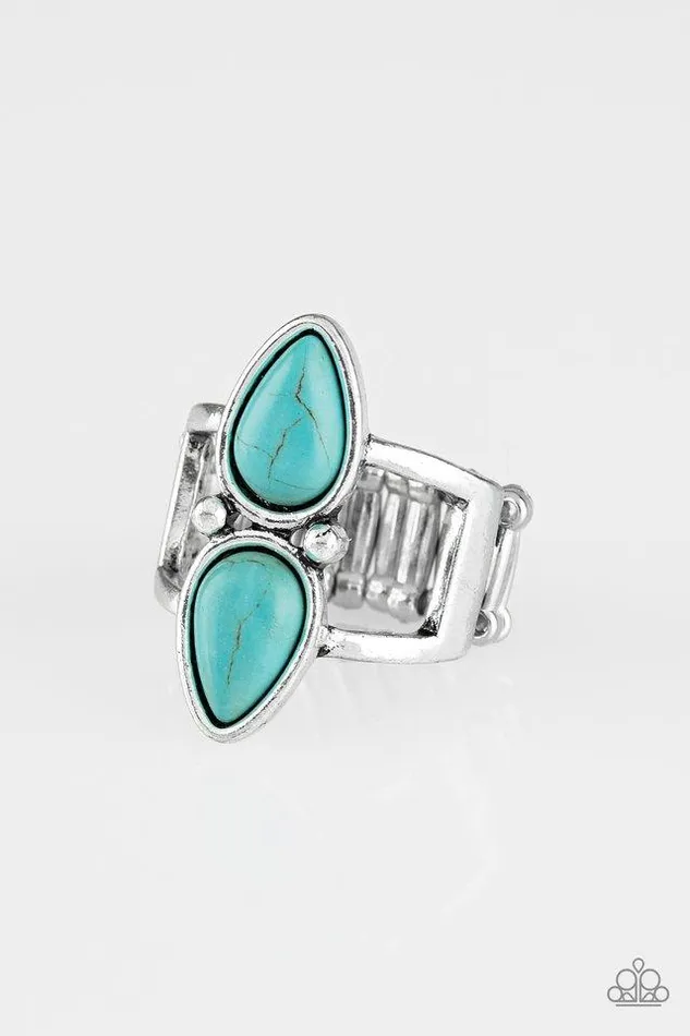 Paparazzi Jewelry Rings Paparazzi Ring Simply Saharan Blue