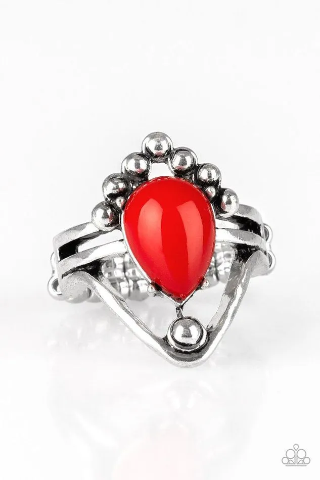 Paparazzi Jewelry Rings Paparazzi Ring The Bold and The BEADiful Red
