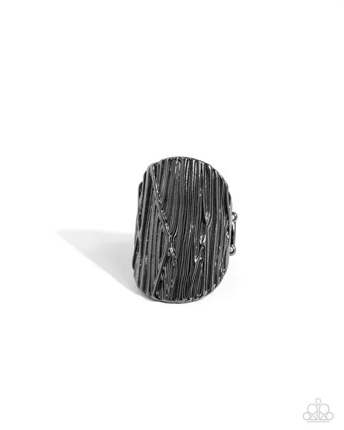 Paparazzi Jewelry Rings Paparazzi Ring Thrilling Timber Black Paparazzi Jewelry Rings Paparazzi Ring Thrilling Timber Black
